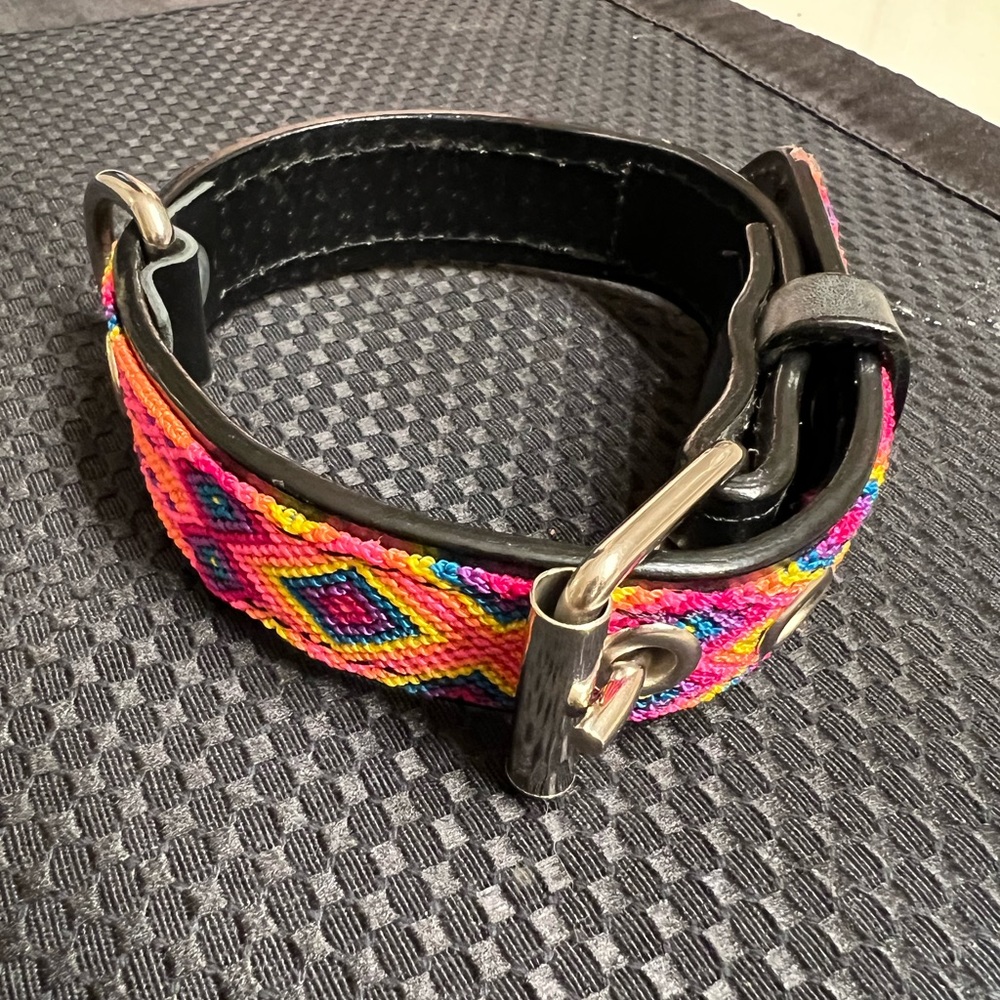 Beautiful Mexican Hand embroidered Pet Collar - Picture 1 of 9